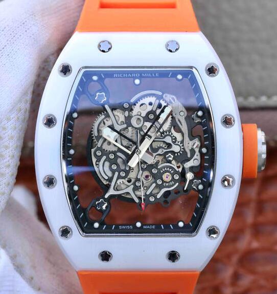 Review Replica Richard Mille Bubba Watson RM055 ceramic automatic watch Reviews